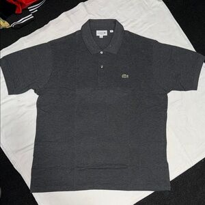 Lacoste Men's Gray Polo Shirt